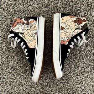 Vans breast cancer awareness women’s body positivity Monochrome Skate Shoes